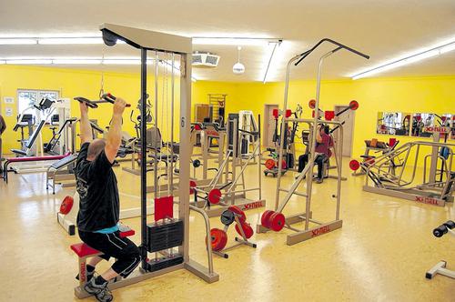 AC-Halle: Auf 400 hellen Quadratmetern findet sich alles f&uuml;r ein gezieltes Muskelaufbautraining.